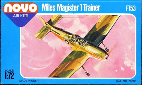 Верх коробки NOVO F153 Miles Magister Mk1 Trainer